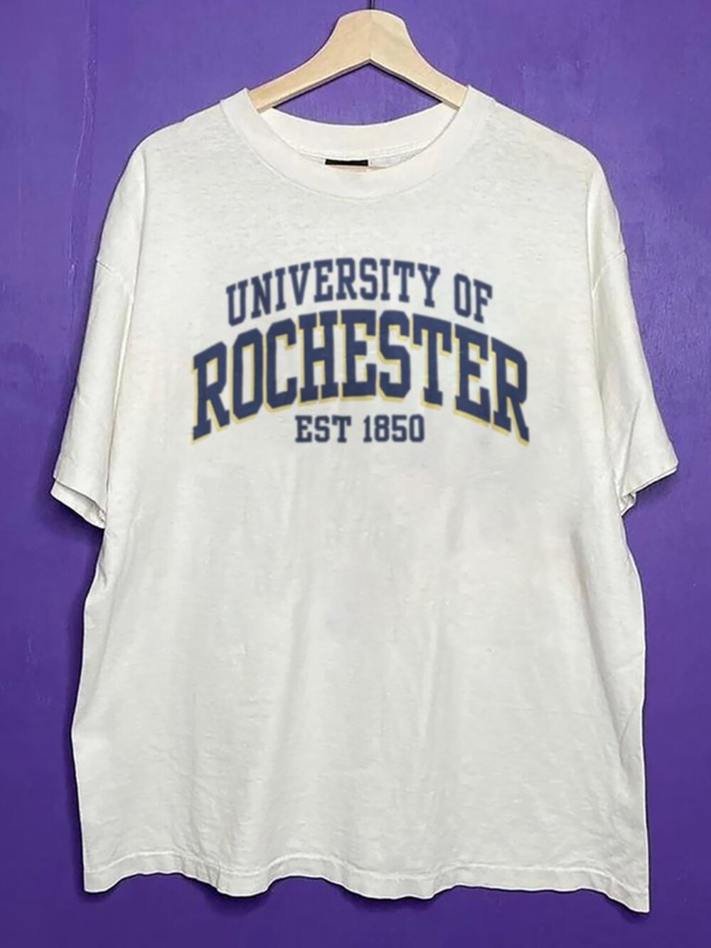 1850 Vintage University of Rochester Shirt, Retro Rochester State College Shirt